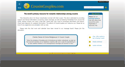 Desktop Screenshot of cousincouples.com