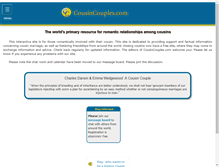 Tablet Screenshot of cousincouples.com